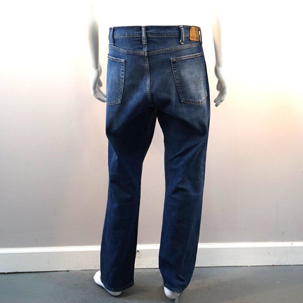 Polo Ralph Lauren Jeans Men Size 40x31 Varick Slim Straight Blue Denim Jeans - Picture 6 of 13